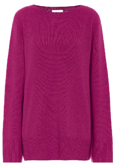 Sibel wool and cashmere sweater in purple