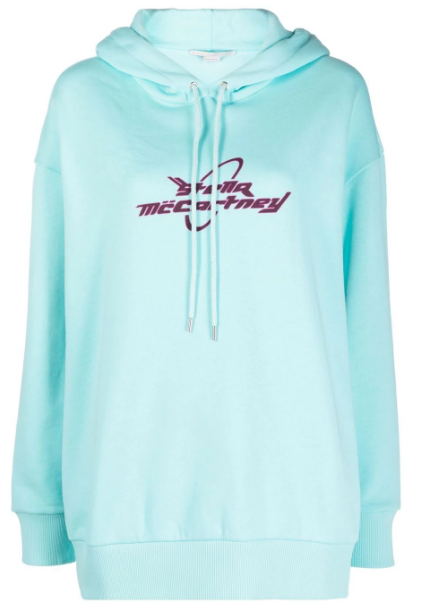 logo-print long-sleeve hoodie