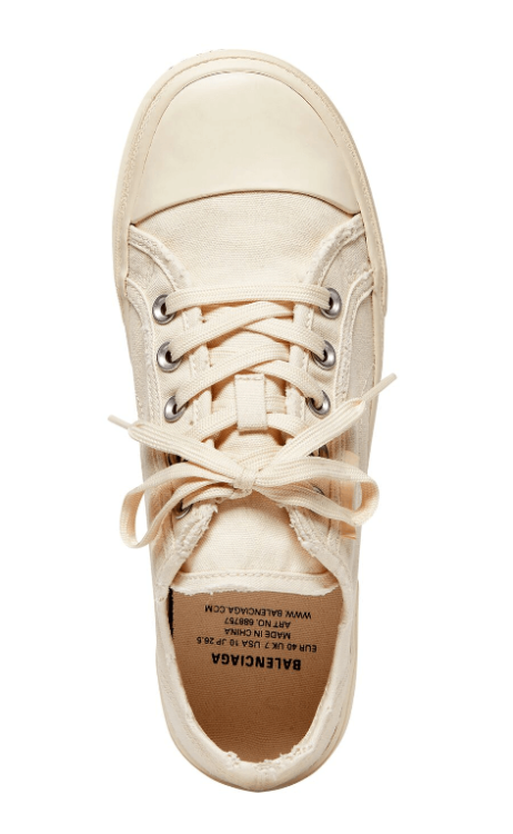 【BALENCIAGA】PARIS LOW TOP スニーカー Paris Low Top Sneaker in white