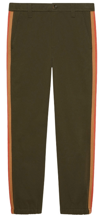 Gucci Web Stripe Cropped Trousers - Farfetch | Cropped trousers, Gucci, My  style