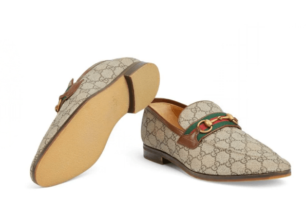 Horsebit GG canvas loafers