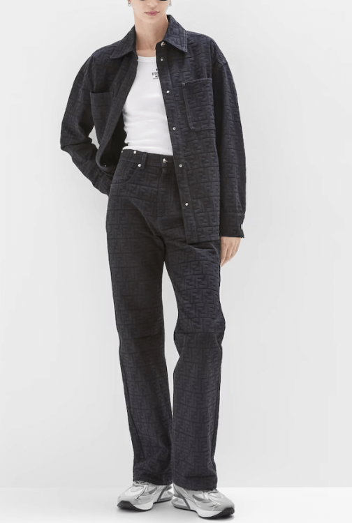 FENDI 今月で終了します FENDI (フェンディ) レザー フェンディ マッチ ロートップ
