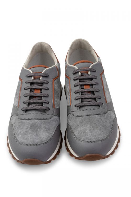 BRUNELLO CUCINELLI - low-top panelled sneakers