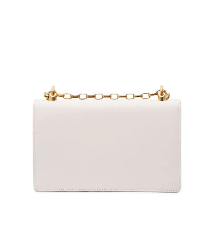 Dolce amp; Gabbana Baroque DG logo shoulder bag - White