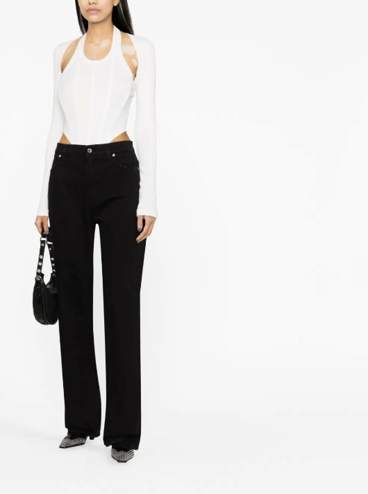 【Dolce&Gabbana】 High-riseストレートジーンズ Dolce & Gabbana ストレートジーンズ | ブルー | FARFETCH JP
