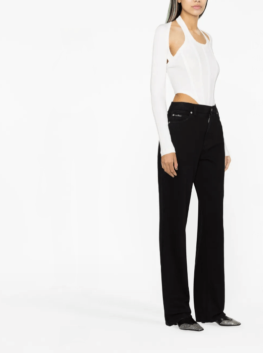 KIM DOLCE&GABBANA high-rise drop-crotch boyfriend jeans