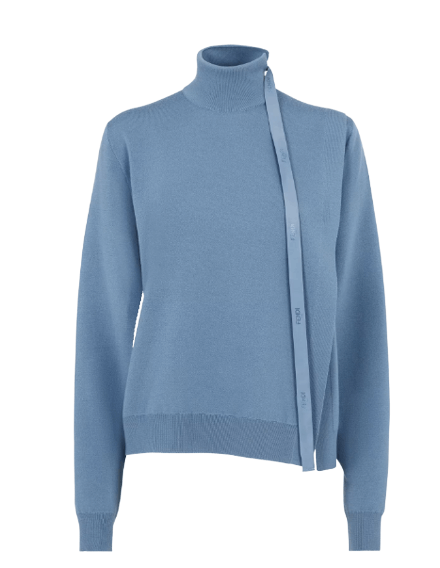logo-detail wool sweater