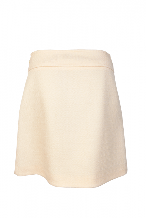 GUCCI button detail A line mini skirt