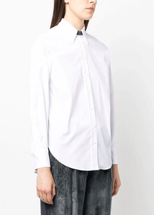 Monili bead-embellished shirt